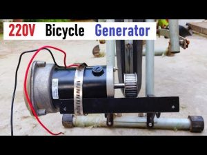 Amazing Idea ! 220v Electric Bicycle Generator from 500W DC Motor – Part 1