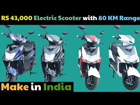 Make in India Electric Scooter with 80 KM Range – ZeeZ | Crayon Motors