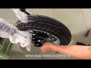 How to assemble the front wheel of Rooder citycoco Chopper scooter