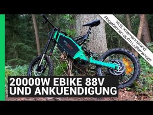 Ankündigung zum “Abgefahren auf dem LÜTTENSHOFF/Kliemannsland”  und 20000 Watt eBike