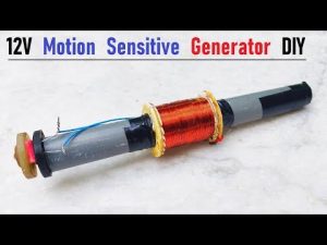 New Idea ! Make a 12V Motion Sensitive Linear Generator from Synchronous Motor