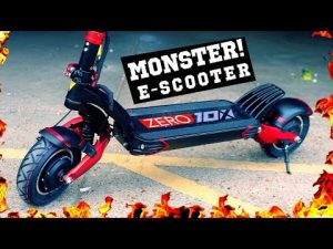 MONSTER E-SCOOTER! ? ZERO 10X Electric Scooter Review (TurboWheel Lightning)