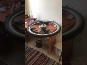 Electric Cycle Hub Motor Alloyment testing By Dream Electric Bike M: 9088882222