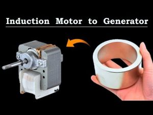 220v Induction Motor to 12v AC Generator Brushless – Awesome Idea DIY