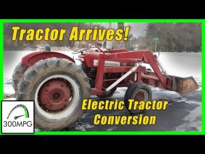 Tractor Arrives: Electric Conversion International 300 Utility