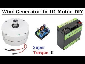 12v to 24v Wind Turbine Generator as Brushless DC Motor – BLDC High Torque