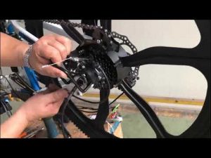 How to replace the rear wheel and inner tube AN-EB002  US UK EU
