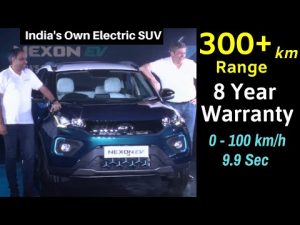 Tata Nexon EV Unveiled in India: 300+ Km Range, 8 Year Warranty