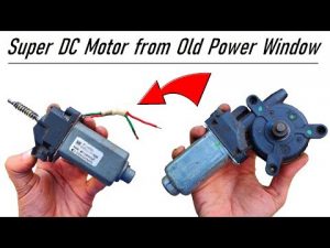 Do Not Throw Away your Car Power Window Motor – 12v 6 Amps DC Motor Salvage DIY