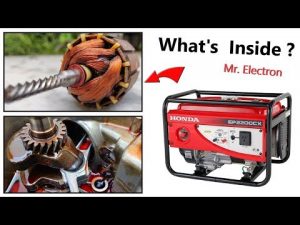 220v Generator Salvage from Old Honda Generator 650VA – What’s Inside ?