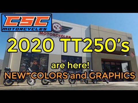 2020 TT250’s have arrived. New Graphics and Colors