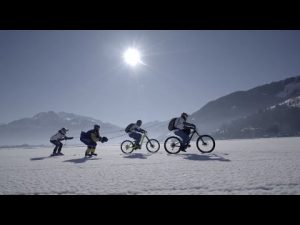 EGO on ICE. Ski Jöring with 3400watt EGO-power. :-)