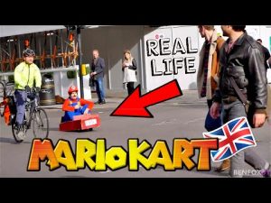 Mario Kart Surprises People of London 🇬🇧 (Prank)