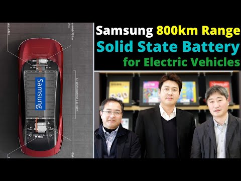 Samsung Develops 800 KM Range Solid State Battery for EVs