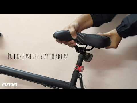 OMOBikes Quick release seat height adjustment tutorial