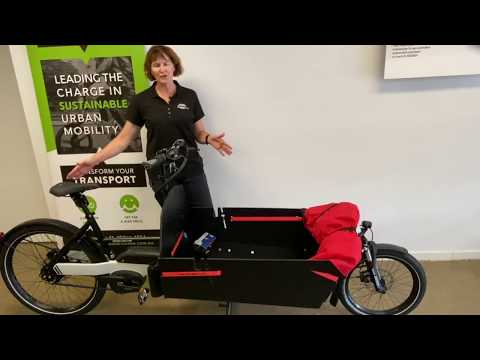 A heavy duty cargo ebike: Riese & Muller Packster 80 Vario w belt drive