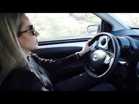 TOYOTA AYGO 1.0 driving in Greece
