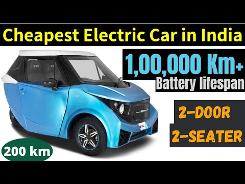 Cheapest 2 Seater Electric Car in India 2020/2021 – Strom R3