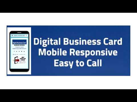 Digital Business Card by BizDigitalCard.com for just Rs.999.00 per annum