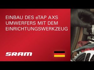 Einbau des eTAP AXS Umwerfers mit dem Einrichtungswerkzeug