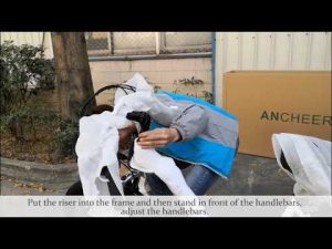 How to install the electric city bike ( AMA005685 )