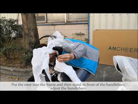 How to install the electric city bike ( AMA005685 )