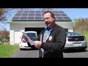 Solar Savings! April Electric Bill is NEGATIVE