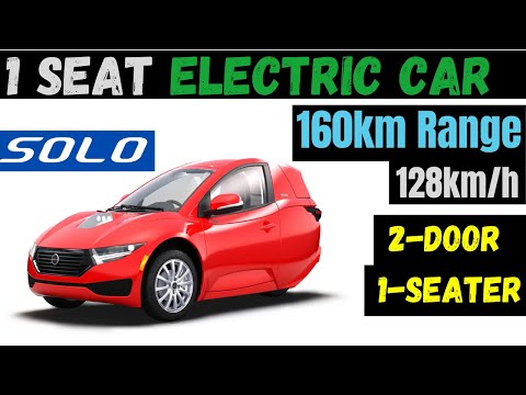 Single Seater Electric Car with 160 KM Range – Solo