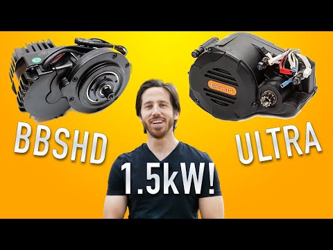 1,500W e-bike mid-motors: BBSHD & Bafang ULTRA