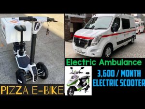 Pizza E-Bike ,Nissan EV Ambulance, Volkswagen eTransporter, eBikeGo – EV News 93