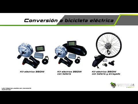 Kit bici eléctrica, convierte tu bicicleta en bicicleta eléctrica con Vetelia.