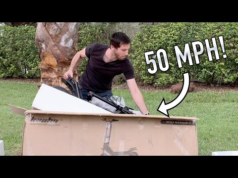 Why I ride fast 50 mph e-scooters (I got a Wolf Warrior)