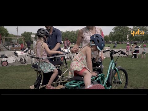 Family adventures on the Yuba Boda Boda compact electric cargo bike