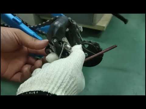 How to replace the rear derailleur for  BLUE SPARK