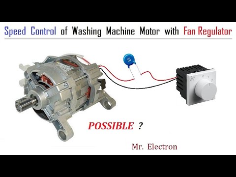 220V 690W Washing Machine Universal Motor Speed Control with FAN REGULATOR – Possible ?