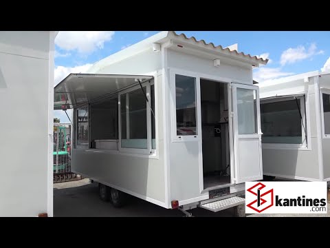 Food Trailer – Ρυμουλκούμενη καντίνα XL