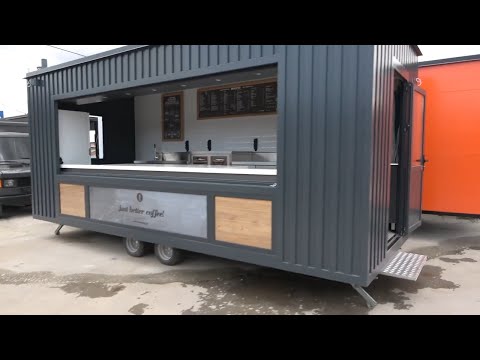 Coffee bar trailer – Ρυμουλκούμενη καντίνα καφέ μπαρ