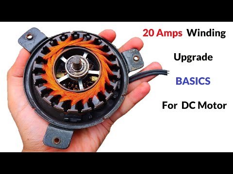 12V 20 Amps DC Motor from Car Exhaust Fan ( Copper Winding Reuse & Upgrade ) Part – 2