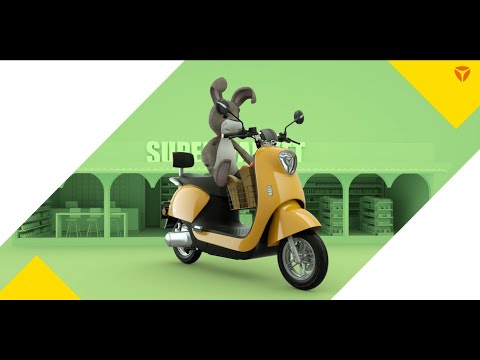 YADEA M6 | 100% Electric | Eco-friendly | 20wh/km | Green energy | The most charming e-moped M6