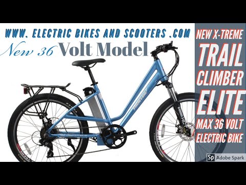 xtreme trail climber elite max 36 volt electric bike