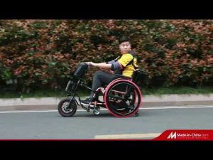 electric wheelchair handcycle install video