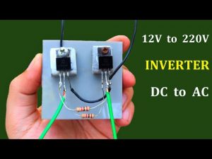 12v DC to 220v AC Converter ( Simple Inverter #2 ) – School Project Idea 2020