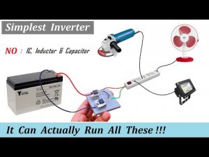 Waveform Test –  12v DC to 220v AC Converter ( Simple Inverter #3 ) – School Project Idea 2020