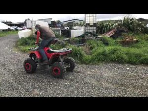 Electric Quad Rolling Burnout