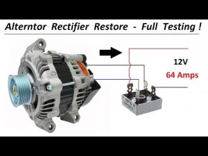 12v 64 Amps Car Alternator Rectifier replacing upto 18V