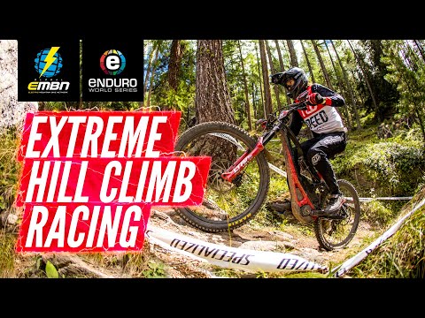 How Hard Is An EWS-E Power Stage? | Extreme E Bike Hill Climb Racing