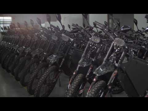 Some Delfast e-bikes ready to be shipped