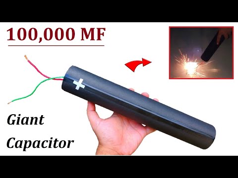 100,000 MF – Make a 220V Giant Capacitor using Aluminium Foil | Best DIY Project 2020