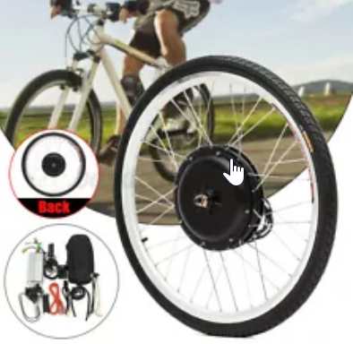 26″ E-Bike Rear/Front Wheel Hub Motor Conversion Kit eBay deal