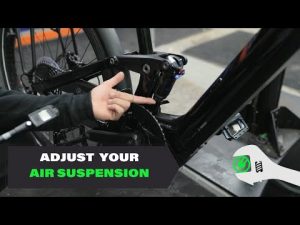 How to adjust the air suspension on your eBike